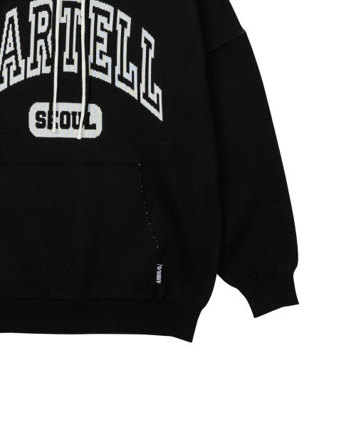 AJOBYAJO（アジョバイアジョ）の「Seoul Kartell Cotton Knit Hoodie [BLACK]（パーカー・レディース・その他・L/M）」の4枚目の写真
