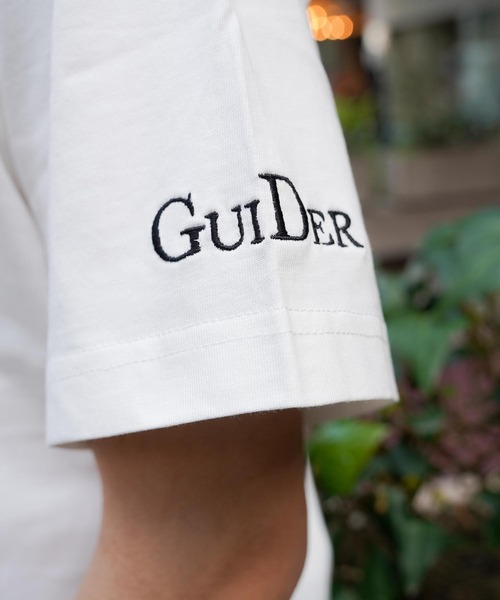 GUIDER(ガイダー)の「【GUIDER】センター コンパス Tee / Center Compass Tee(Tシャツ/カットソー・メンズ・ホワイト/ブラック・S/M/L)」の12枚目の写真