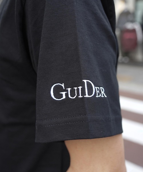 GUIDER(ガイダー)の「【GUIDER】センター コンパス Tee / Center Compass Tee(Tシャツ/カットソー・メンズ・ホワイト/ブラック・S/M/L)」の7枚目の写真