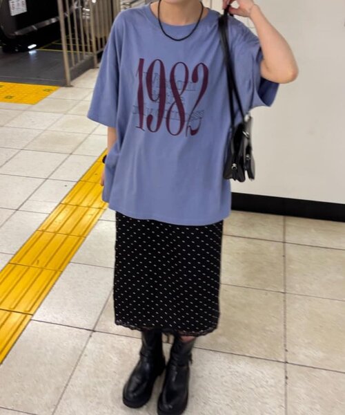 DISCOAT(ディスコート)の「【Enlude】アソート縦長ナンバーロゴTシャツ《ユニセックス》(Tシャツ/カットソー・レディース・ブラウン/パープル/ライトベージュ/ベージュ/チャコールグレー・FREE)」の13枚目の写真