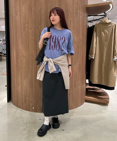 DISCOAT(ディスコート)の「【Enlude】アソート縦長ナンバーロゴTシャツ《ユニセックス》(Tシャツ/カットソー・レディース・ブラウン/パープル/ライトベージュ/ベージュ/チャコールグレー・FREE)」の16枚目の写真
