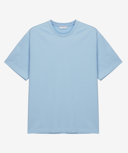 MINDBRIDGE（マインドブリッジ）の「[クール]コットンセミオーバーフィットTシャツ - 6色 MYTS3120（Tシャツ/カットソー・メンズ・ホワイト/ライトブルー/ブラック/ブラウン/グリーン/チャコール・100/95/105/110）」の10枚目の写真
