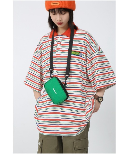 tokohana(トコハナ)の「ショルダーバッグ サコッシュ スマホショルダー メンズ レディース ミニバッグ(ボディバッグ/ウエストポーチ・レディース・ブラック/ブルー/グリーン/グリーン系その他・FREE)」の19枚目の写真