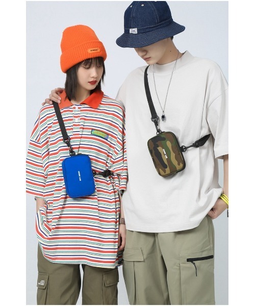 tokohana(トコハナ)の「ショルダーバッグ サコッシュ スマホショルダー メンズ レディース ミニバッグ(ボディバッグ/ウエストポーチ・レディース・ブラック/ブルー/グリーン/グリーン系その他・FREE)」の15枚目の写真