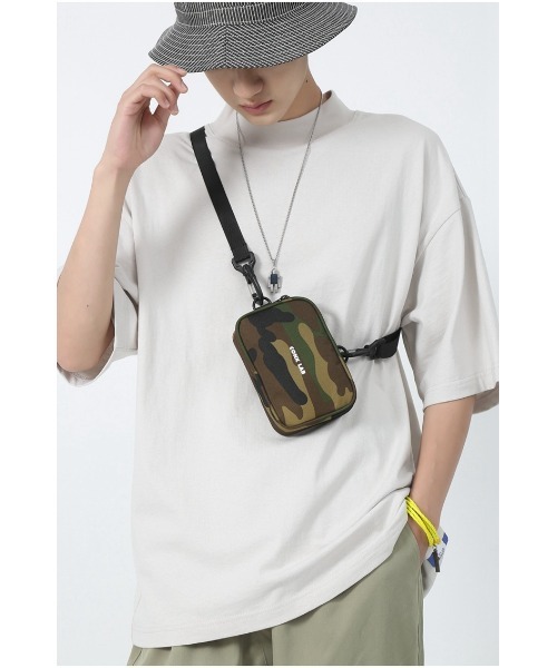 tokohana(トコハナ)の「ショルダーバッグ サコッシュ スマホショルダー メンズ レディース ミニバッグ(ボディバッグ/ウエストポーチ・レディース・ブラック/ブルー/グリーン/グリーン系その他・FREE)」の13枚目の写真
