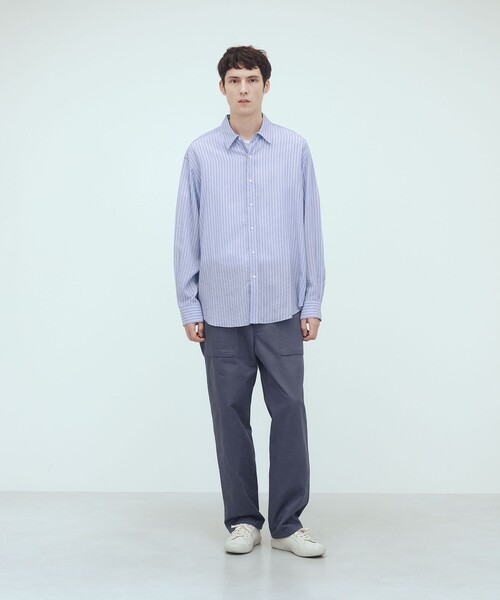 GALERIE VIE(ギャルリー ヴィー)の「ドライツイル イージーファティーグパンツ(その他パンツ・メンズ・ブルー・46/44)」の2枚目の写真