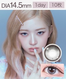 rom'u（ロミュ）の「ロミュ ワンデー アイシーパピヨン (10枚入り)（コンタクトレンズ・カラコン）」