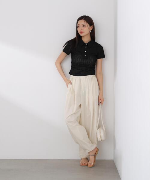 PROPORTION BODY DRESSING(プロポーションボディドレッシング)の「<E>レーススキッパートップス / 1216167401(Tシャツ/カットソー・レディース・ブラック/ホワイト系その他/ピンク・FREE)」の16枚目の写真