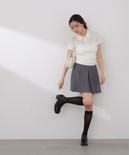 PROPORTION BODY DRESSING(プロポーションボディドレッシング)の「<E>レーススキッパートップス / 1216167401(Tシャツ/カットソー・レディース・ブラック/ホワイト系その他/ピンク・FREE)」の11枚目の写真