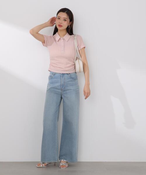 PROPORTION BODY DRESSING(プロポーションボディドレッシング)の「<E>レーススキッパートップス / 1216167401(Tシャツ/カットソー・レディース・ブラック/ホワイト系その他/ピンク・FREE)」の22枚目の写真