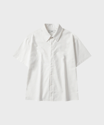 LEIRE（ルアール）の「サマー クロップ 半袖シャツ [ホワイト]（シャツ/ブラウス）」