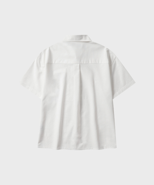 LEIRE（ルアール）の「サマー クロップ 半袖シャツ [ホワイト]（シャツ/ブラウス・メンズ・その他・MEDIUM/LARGE/X-LARGE）」の5枚目の写真