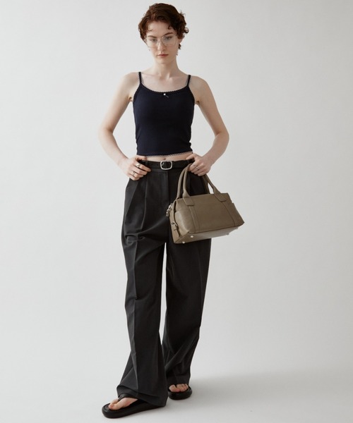 arholiday.standard(エーアールホリデースタンダード)の「2way real leather medium boston bag / 2wayリアルレザーミドルボストンバッグ(ボストンバッグ・レディース・ブラウン/ブラック/グレイッシュベージュ・FREE)」の18枚目の写真