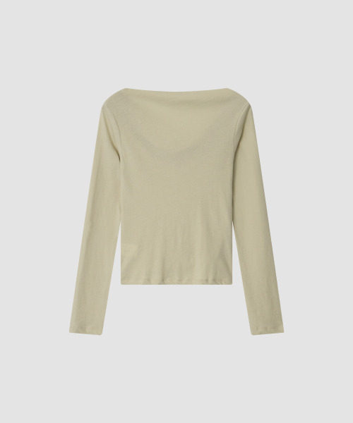 THE LILLE(ザ リル)の「Flow Cotton Drape T_Beige(Tシャツ/カットソー・レディース・その他・FREE)」の3枚目の写真