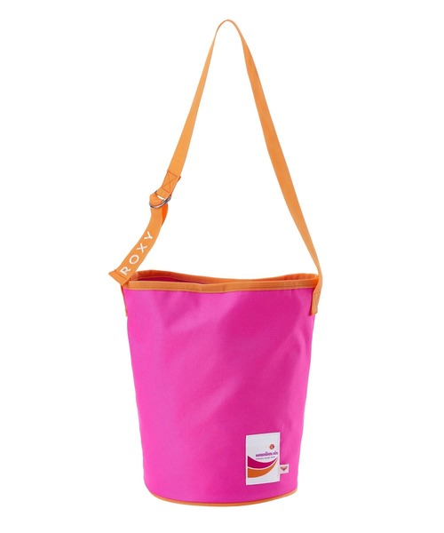 ROXY(ロキシー)の「ROXY x HAWAIIAN AIRLINES BAG バケツ型ショルダートートバッグ 【2026年夏モデル】/ロキシーハワイアンエアラインコラボ(ショルダーバッグ・レディース・マルチ/ピンク・FREE)」の2枚目の写真