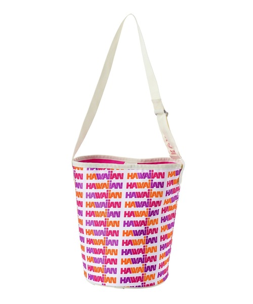 ROXY(ロキシー)の「ROXY x HAWAIIAN AIRLINES BAG バケツ型ショルダートートバッグ 【2026年夏モデル】/ロキシーハワイアンエアラインコラボ(ショルダーバッグ・レディース・マルチ/ピンク・FREE)」の12枚目の写真