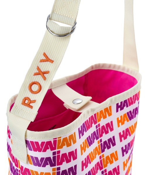 ROXY(ロキシー)の「ROXY x HAWAIIAN AIRLINES BAG バケツ型ショルダートートバッグ 【2026年夏モデル】/ロキシーハワイアンエアラインコラボ(ショルダーバッグ・レディース・マルチ/ピンク・FREE)」の16枚目の写真