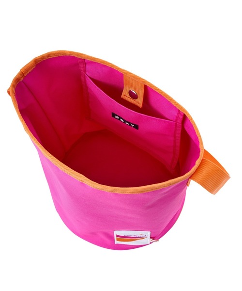 ROXY(ロキシー)の「ROXY x HAWAIIAN AIRLINES BAG バケツ型ショルダートートバッグ 【2026年夏モデル】/ロキシーハワイアンエアラインコラボ(ショルダーバッグ・レディース・マルチ/ピンク・FREE)」の9枚目の写真