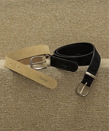 lawgy（ラウジー）の「brushed simple buckle square belt / ブラッシュドシンプルバックルスクエアベルト（ベルト）」