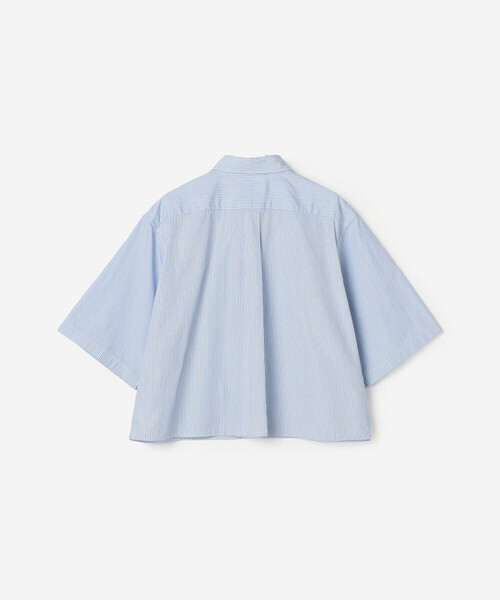 GYMPHLEX(ジムフレックス)の「Gymphlex | コットンブロード ショート ボタンダウン半袖シャツ STRIPE WOMEN(シャツ/ブラウス・レディース・ブルー系その他・14)」の3枚目の写真