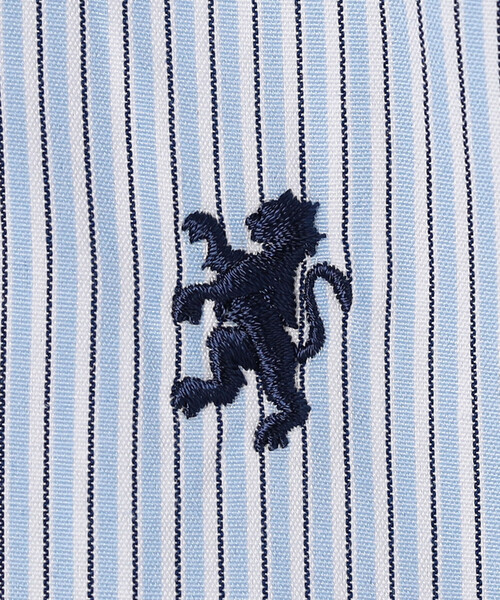 GYMPHLEX(ジムフレックス)の「Gymphlex | コットンブロード ショート ボタンダウン半袖シャツ STRIPE WOMEN(シャツ/ブラウス・レディース・ブルー系その他・14)」の8枚目の写真
