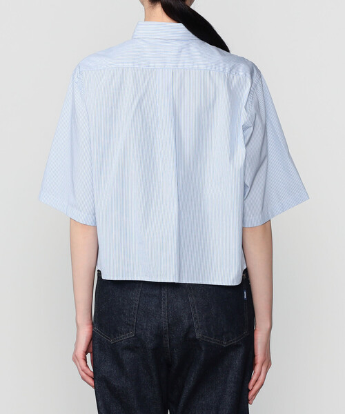GYMPHLEX(ジムフレックス)の「Gymphlex | コットンブロード ショート ボタンダウン半袖シャツ STRIPE WOMEN(シャツ/ブラウス・レディース・ブルー系その他・14)」の11枚目の写真