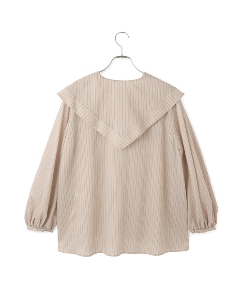 ADAM ET ROPE'(アダムエロペ)の「ワイドカラーブラウス(シャツ/ブラウス・レディース・ホワイト系その他/ベージュ系その他・FREE)」の9枚目の写真