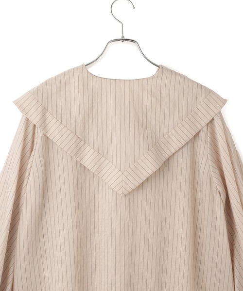 ADAM ET ROPE'(アダムエロペ)の「ワイドカラーブラウス(シャツ/ブラウス・レディース・ホワイト系その他/ベージュ系その他・FREE)」の14枚目の写真