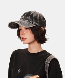 mushwear（マッシュウェア）の「ウォッシュドダメージロゴキャップ（キャップ）」