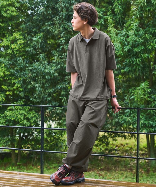 green label relaxing（グリーンレーベルリラクシング）の「Dot Air ワイド スノー イージー パンツ -ストレッチ-（その他パンツ・メンズ・オリーブ/ブラック/グレー・XL/L/M/S）」の10枚目の写真