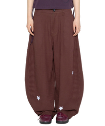 GLACK（グラック）の「GZP005 コズミックフラワーシアサーカーパンツ (ブラウン)（スウェットパンツ）」
