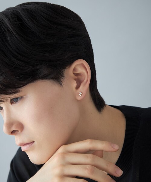 Jouete（ジュエッテ）の「[バックキャッチピアス] ジルコニア スタッズ（ピアス（片耳用）・レディース・イエローゴールド/プラチナム・FREE）」の17枚目の写真