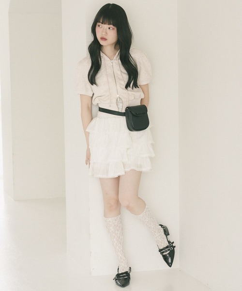 Heather（ヘザー）の「2WAYリボンミニBAG　703754（ショルダーバッグ・レディース・ブラック/アイボリー/ピンク・ONE SIZE）」の5枚目の写真