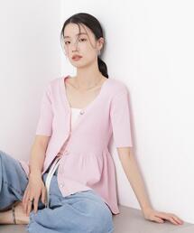 カタログ掲載 ボレロ ピンク38 キャンセル分販売！】【受注生産】【洗える！】CHERRY BLOSSOM KNIT