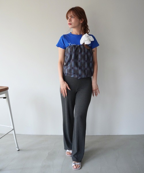 SANSeLF(サンセルフ)の「【SANSeLF】2WAYチェックチューブトップス saw26s075(その他トップス・レディース・マルチ・FREE)」の5枚目の写真