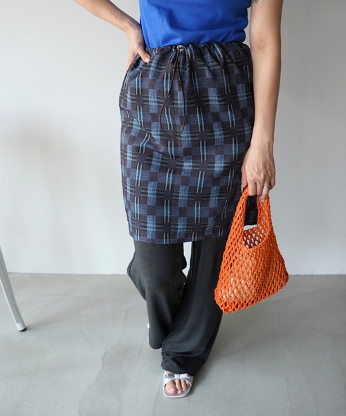 SANSeLF(サンセルフ)の「【SANSeLF】2WAYチェックチューブトップス saw26s075(その他トップス・レディース・マルチ・FREE)」の9枚目の写真