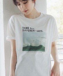 高身長 プリントTシャツ(トールサイズ)Essenave
