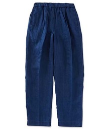 BLUE BLUE（ブルーブルー）の「ハイカウントインディゴリネン ツイルイージーパンツ（スラックス）」