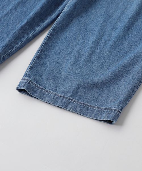 JOURNAL STANDARD J.S HOMESTEAD(ジャーナルスタンダードホームステッド)の「J.S.Homestead / コットン リネン デニム パンツ(その他パンツ・メンズ・コバルトブルー・MEDIUM/LARGE)」の5枚目の写真