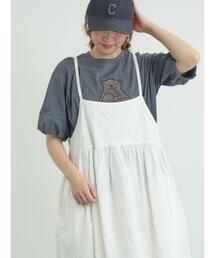 Samansa Mos2 | 【メルヘン×Samansa Mos2】レース貼りTシャツ(Tシャツ/カットソー)