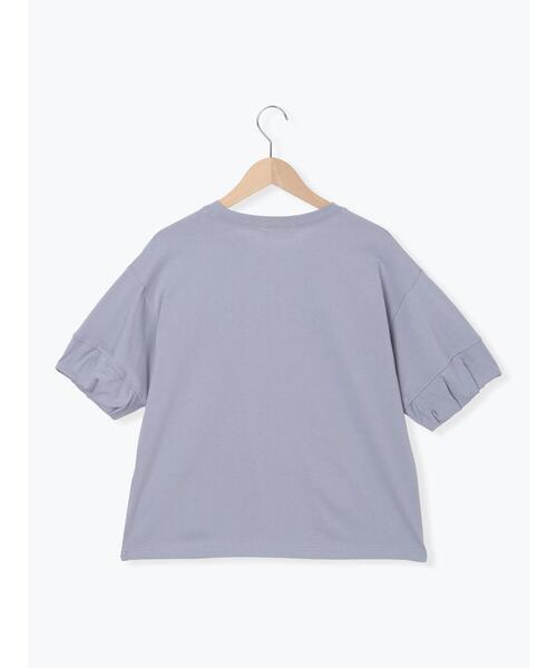 Samansa Mos2（サマンサ モスモス）の「【メルヘン×Samansa Mos2】レース貼りTシャツ（Tシャツ/カットソー・レディース・チャコールグレー/ブルー/オフホワイト・F）」の10枚目の写真