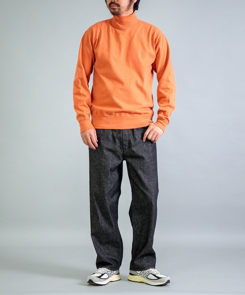 OMNIGOD（オムニゴッド）の「[OMNIGOD mens / オムニゴッド] 10ozブラックデニム 5Pイージールーズジーンズ（デニムパンツ・メンズ・ブラック・3/2）」の7枚目の写真