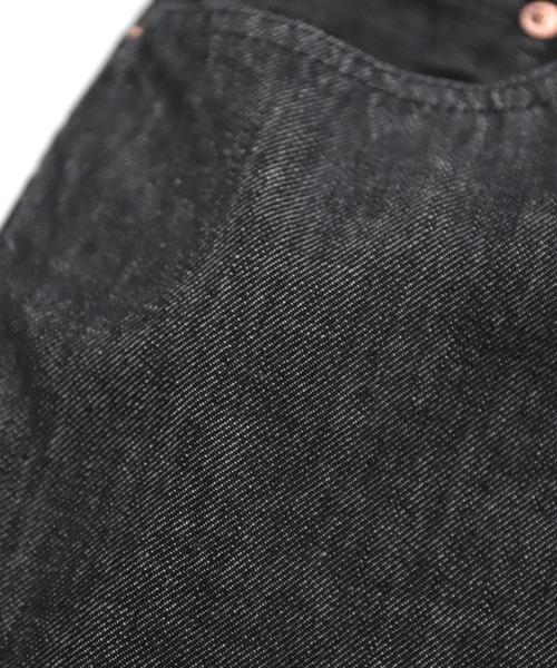OMNIGOD（オムニゴッド）の「[OMNIGOD mens / オムニゴッド] 10ozブラックデニム 5Pイージールーズジーンズ（デニムパンツ・メンズ・ブラック・3/2）」の11枚目の写真