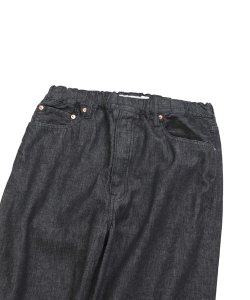 OMNIGOD（オムニゴッド）の「[OMNIGOD mens / オムニゴッド] 10ozブラックデニム 5Pイージールーズジーンズ（デニムパンツ・メンズ・ブラック・3/2）」の18枚目の写真