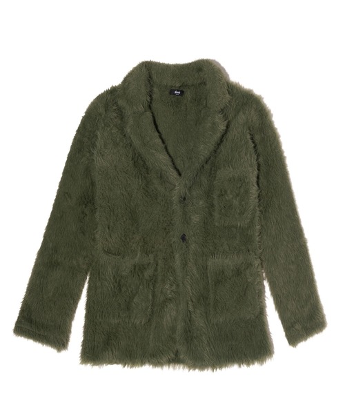 glamb（グラム）の「Nylon Feather Tailored Jacket / ナイロンフェザーテーラードジャケット（テーラードジャケット・メンズ・ブラック/カーキ・S/M/L）」の6枚目の写真