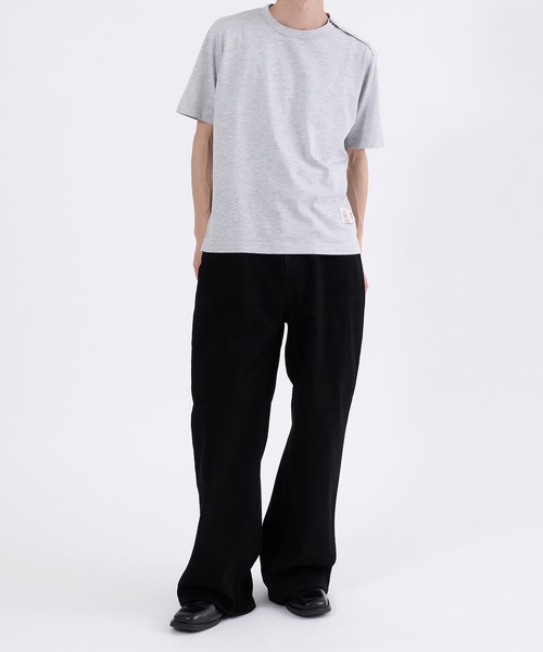 Perushu(ペルーシュ)の「VINTAGE WASHED BOOTSCUT DENIM/ヴィンテージ ウォッシュド ブーツカット デニム(デニムパンツ・メンズ・インディゴブルー/ブラック・LARGE/MEDIUM/SMALL)」の9枚目の写真