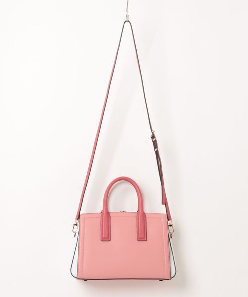 MICHAEL KORS（マイケルコース）の「LAILA カラーブロック ぺブルレザー サッチェル スモール（ハンドバッグ・レディース・ピンク系その他・FREE）」の7枚目の写真