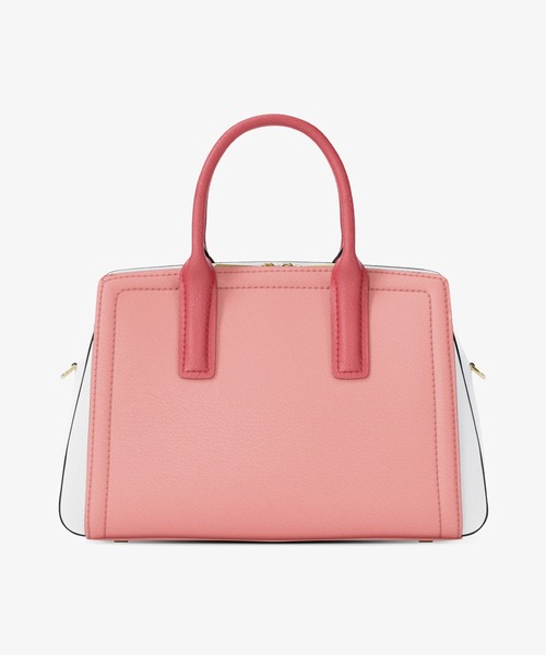 MICHAEL KORS（マイケルコース）の「LAILA カラーブロック ぺブルレザー サッチェル スモール（ハンドバッグ・レディース・ピンク系その他・FREE）」の5枚目の写真