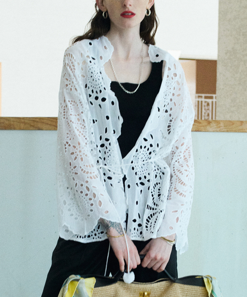 シフリー刺繍ブラウス（シャツ/ブラウス）｜VERMEIL par iena