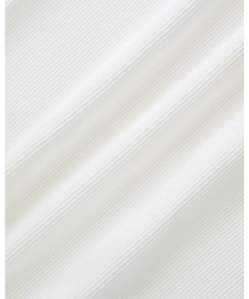 FRONT 11201(フロントワンワントゥーオーワン)の「Basic Rib Tank Top(Tシャツ/カットソー・メンズ・ホワイト・2/1)」の4枚目の写真